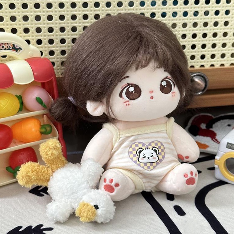 Búp Bê Đồ Chơi Nhồi Bông Tiktok 20cm Làm Quà Sinh Nhật Sáng Tạo DIY