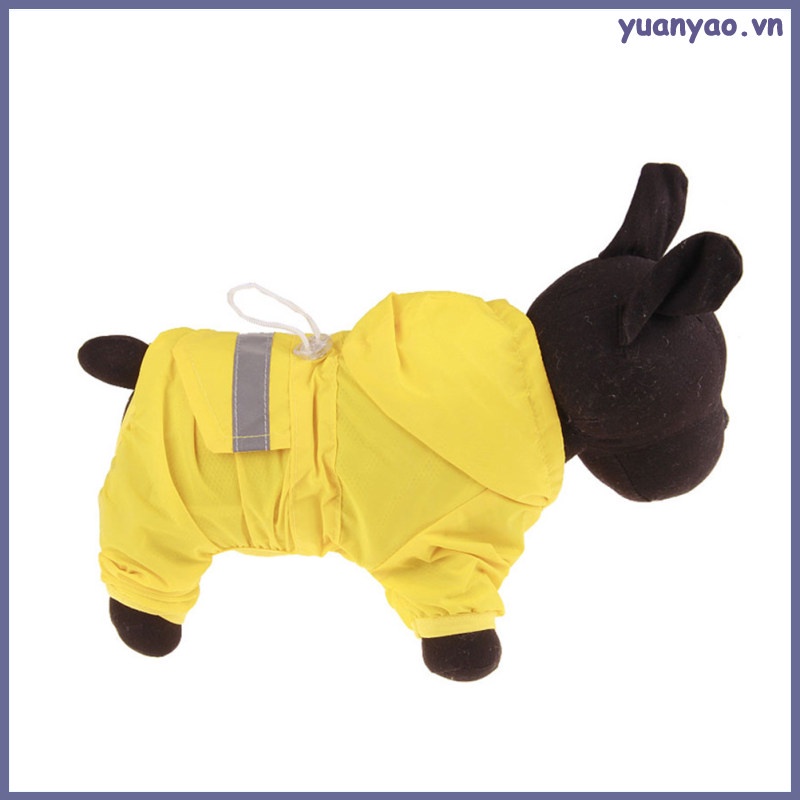Áo Mưa Có Mũ MàU Dạ Quang Dễ Thương Cho Thú Cưng