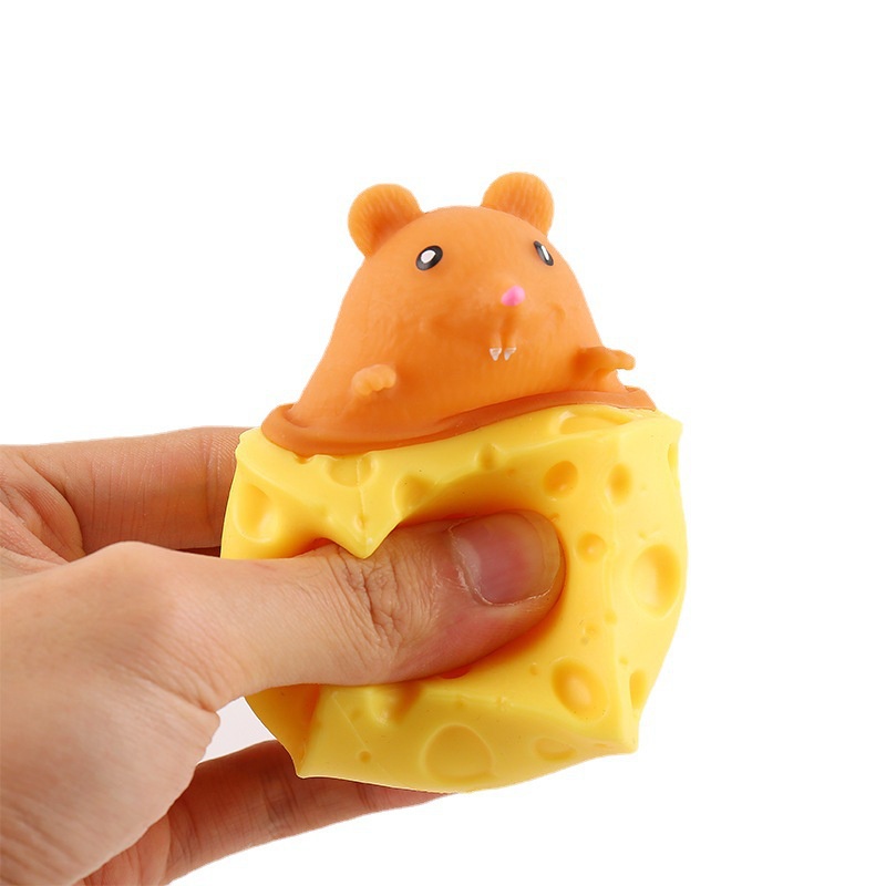 Đồ Chơi Bóp Giảm Căng Thẳng Hình Miếng Phô Mai
