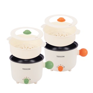 Nồi lẩu điện TEKKIN TI-25A 1.8L chống dính chiên xào lẩu 1 2 người ăn bh 12 tháng