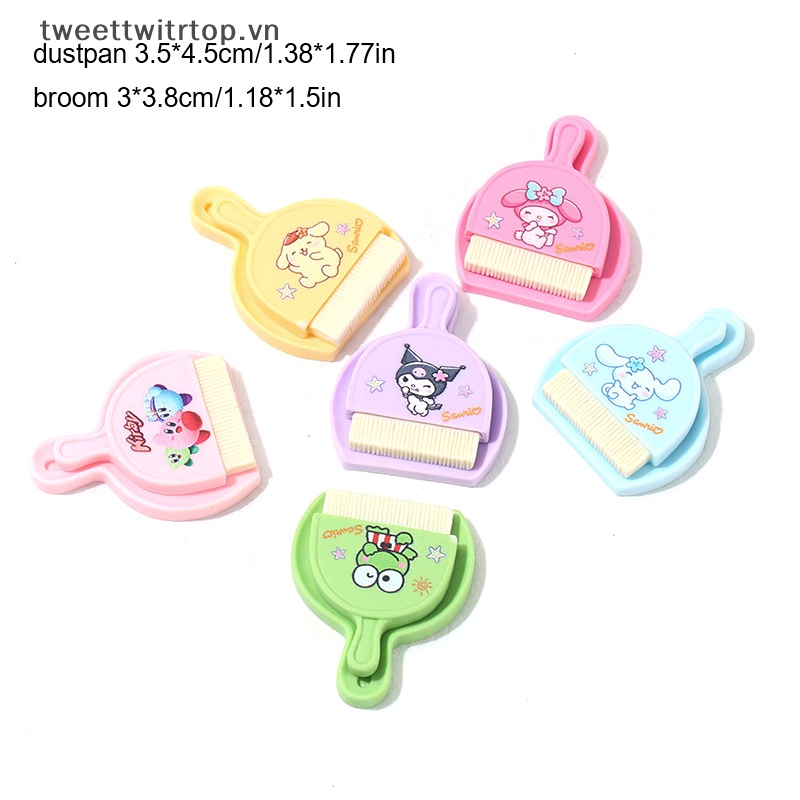 Chổi Và Đồ Hốt Rác Mini Trang Trí Nhà Búp Bê