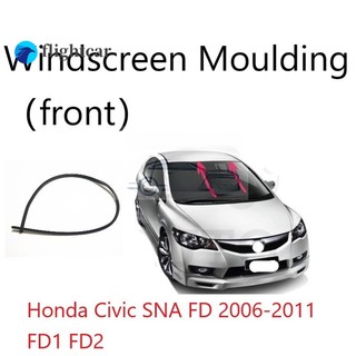 Tấm chắn gió phía trước bằng cao su cho honda civic 2006 2007 2008 2009 2010 2011 sna fd1 1.8 fd2 2.0 fd1 fd2 fd2r