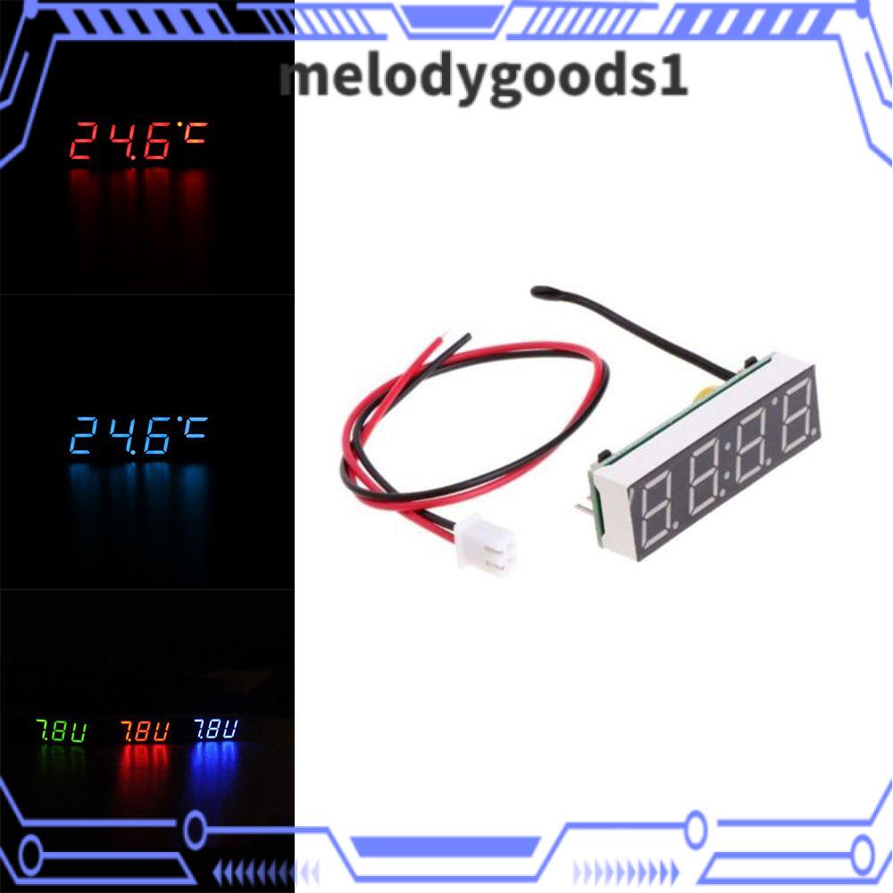 Đồng Hồ Điện Tử Hiển Thị LED Mini Dành Cho Xe Hơi MELODYGOODS1