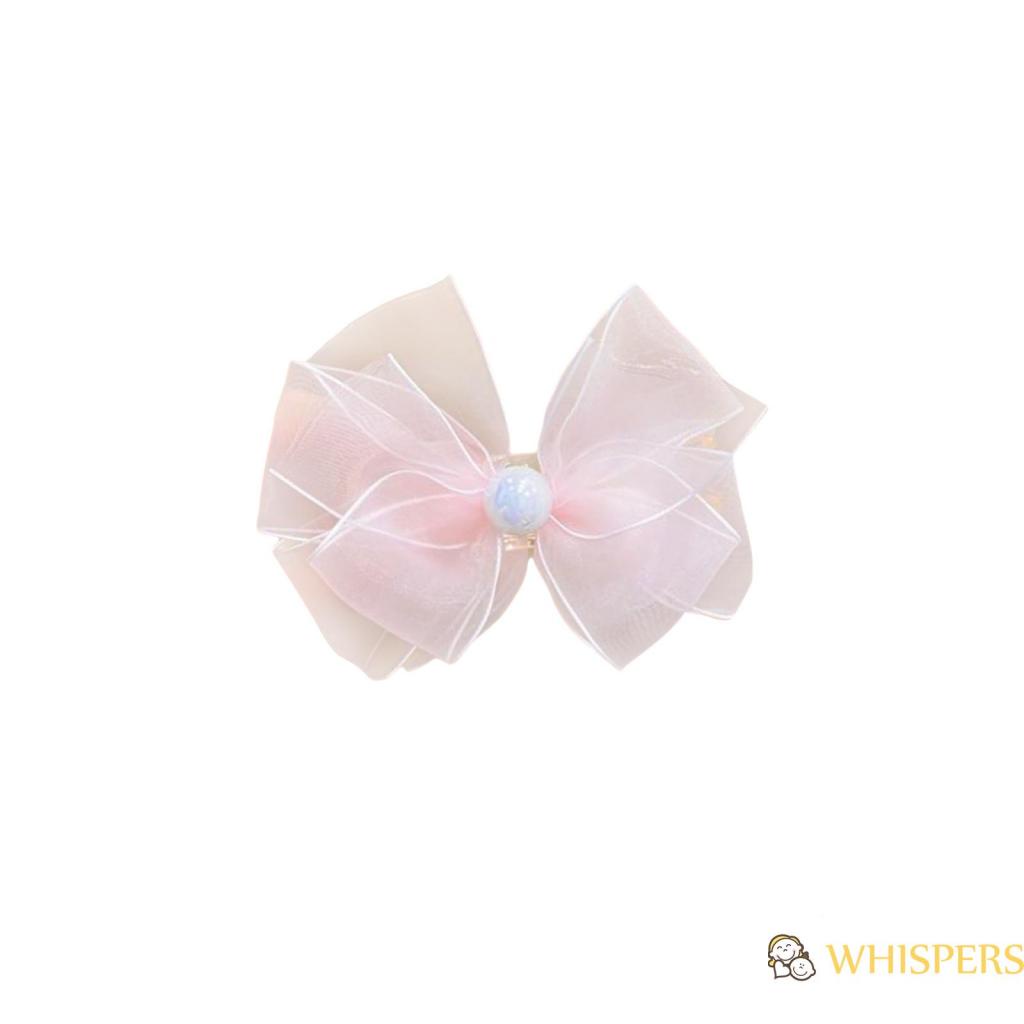 Kẹp Tóc Nơ Chất Liệu Chiffon Dễ Thương Cho Bé Gái