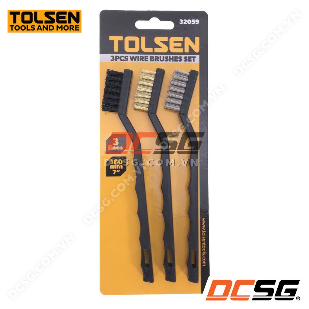 Bộ bàn chải Tolsen 32059 (bộ 03 cái) | DCSG