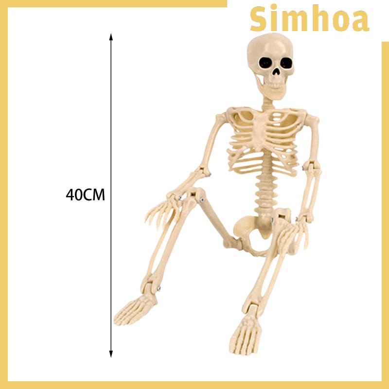 Bộ Xương Mini Có Khớp Cử Động Cho Kệ Sách Văn Phòng Haunted House