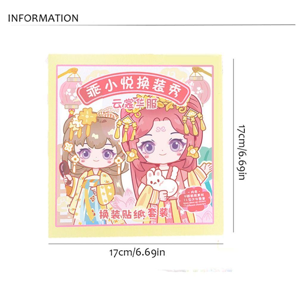 Mmluck girls sticker Dán Trang Trí Sách Hoạt Hình Công Chúa Cho Bé Gái / Trẻ Mới Biết Đi diy