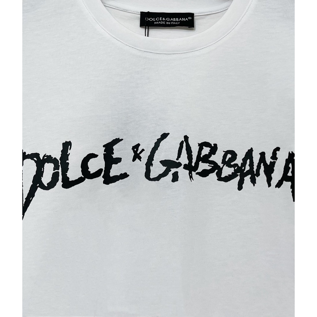 Áo Thun cotton Ngắn Tay In Hình monogram Thời Trang Dành Cho Nam / Size S-4XL D0LCE & GABBA