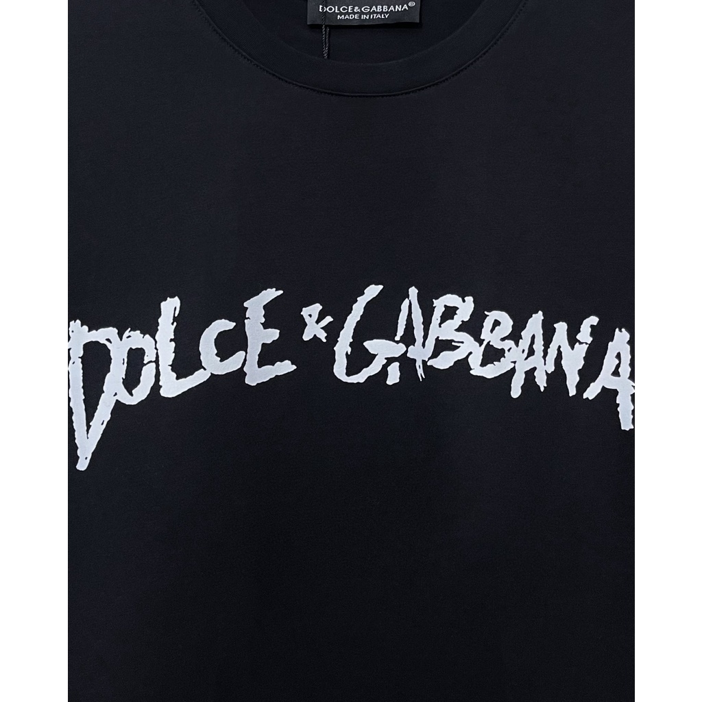 Áo Thun cotton Ngắn Tay In Hình monogram Thời Trang Dành Cho Nam / Size S-4XL D0LCE & GABBA