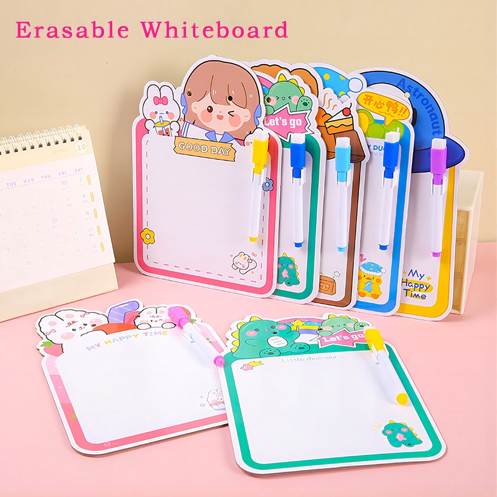 Bảng Vẽ Hai Mặt Xóa Được Hình Hoạt Hình WJ341