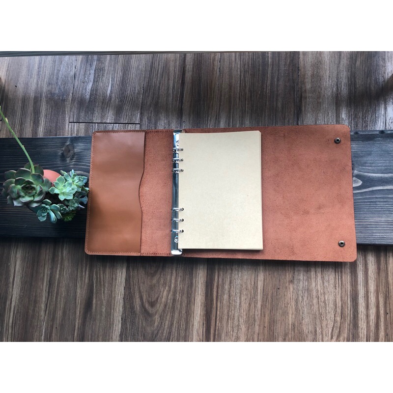 Sổ tay Handmade A5 bìa da thật - DEERNOR - A5M05