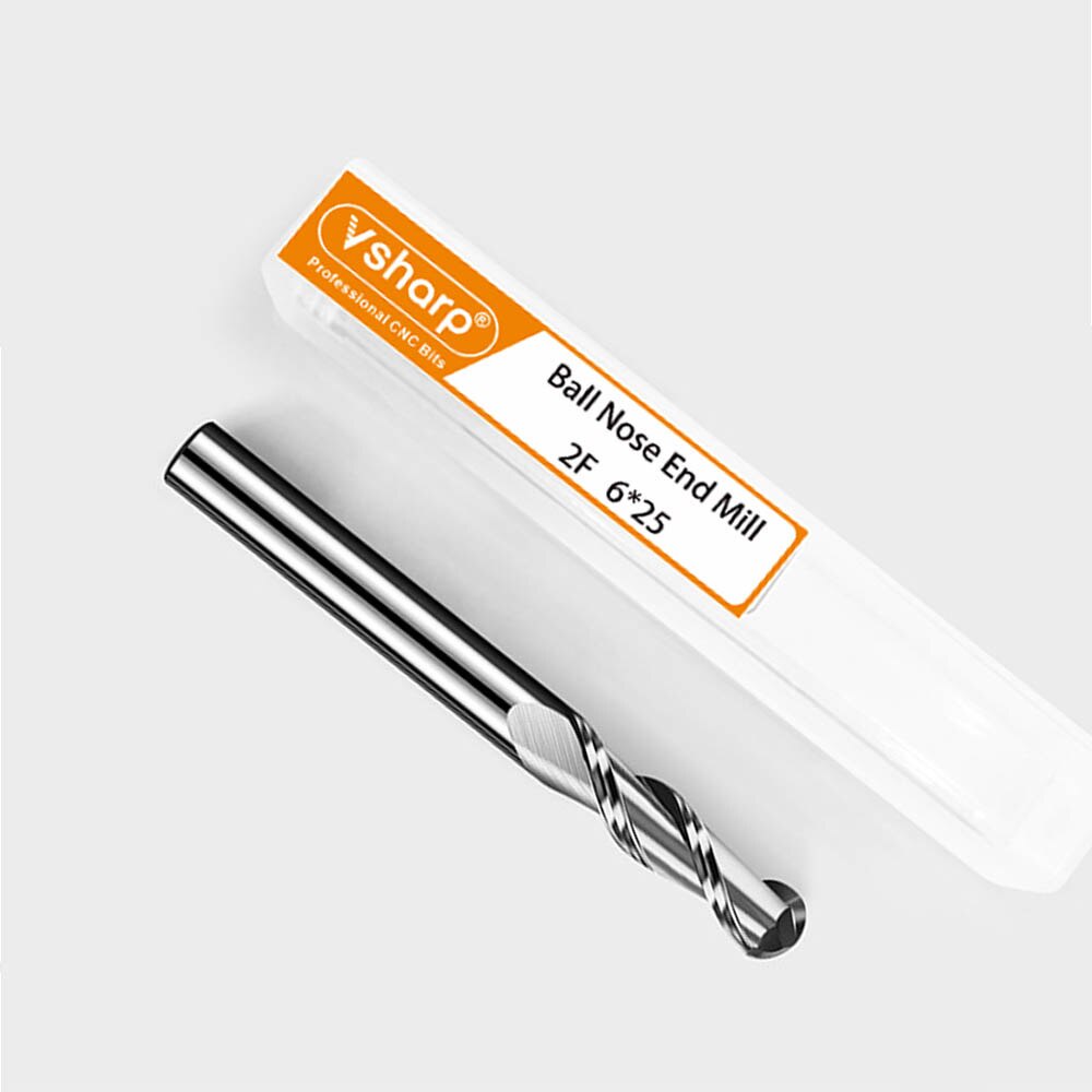 Mũi Phay CNC 3.175mm 4mm 2 Rãnh Cắt Gỗ Chuyên Dụng