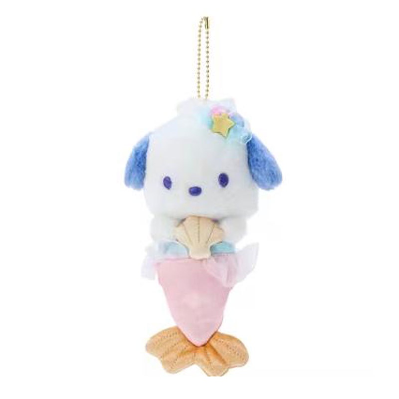 SANRIO Búp Bê Nhồi Bông Hình Nàng Tiên Cá Kuromi Melody Hangyodon Cinnamoroll Pachacco