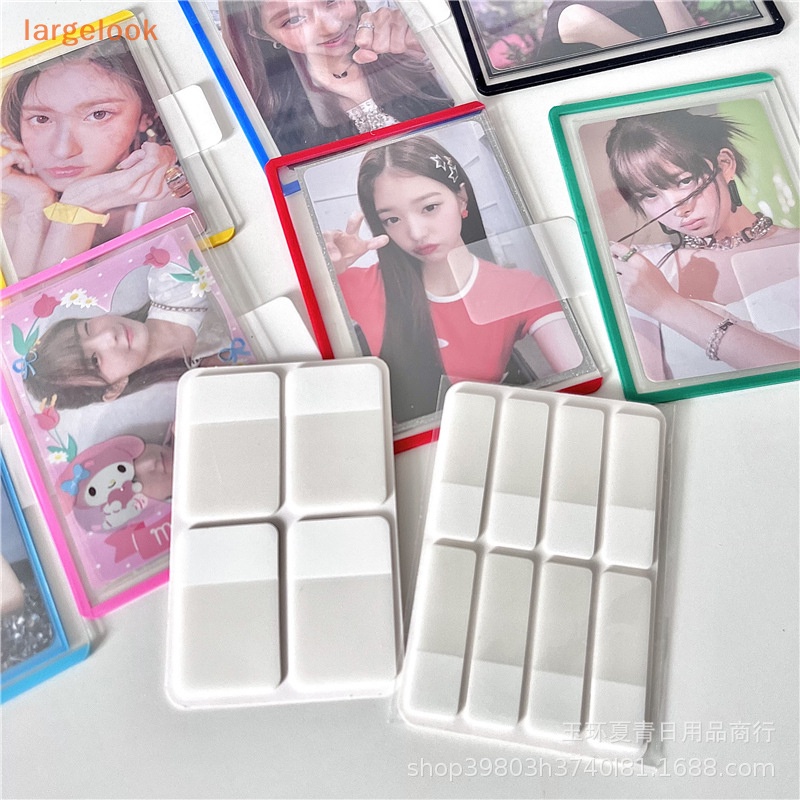 Set 80 / 160 Nhãn Dán Giấy Ghi Chú Màu Trắng Trong Suốt DIY