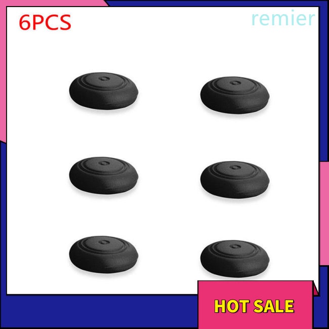 Re 6 chiếc silicone thumbstick thumb stick grip caps cover cho nintendo switch joy-con controller