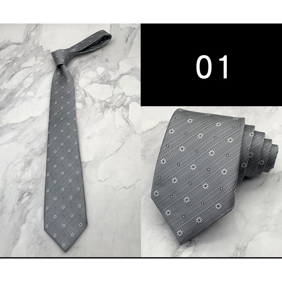 Cà vạt EFAN họa tiết hoa thời trang lịch lãm cho nam bản 7.5cm