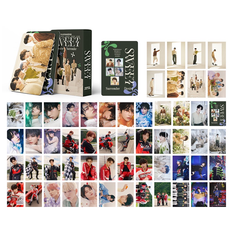 TXT Card Set 55 Tấm Thẻ Ảnh SWEET Kpop Lomo Card Hình Nhóm Nhạc