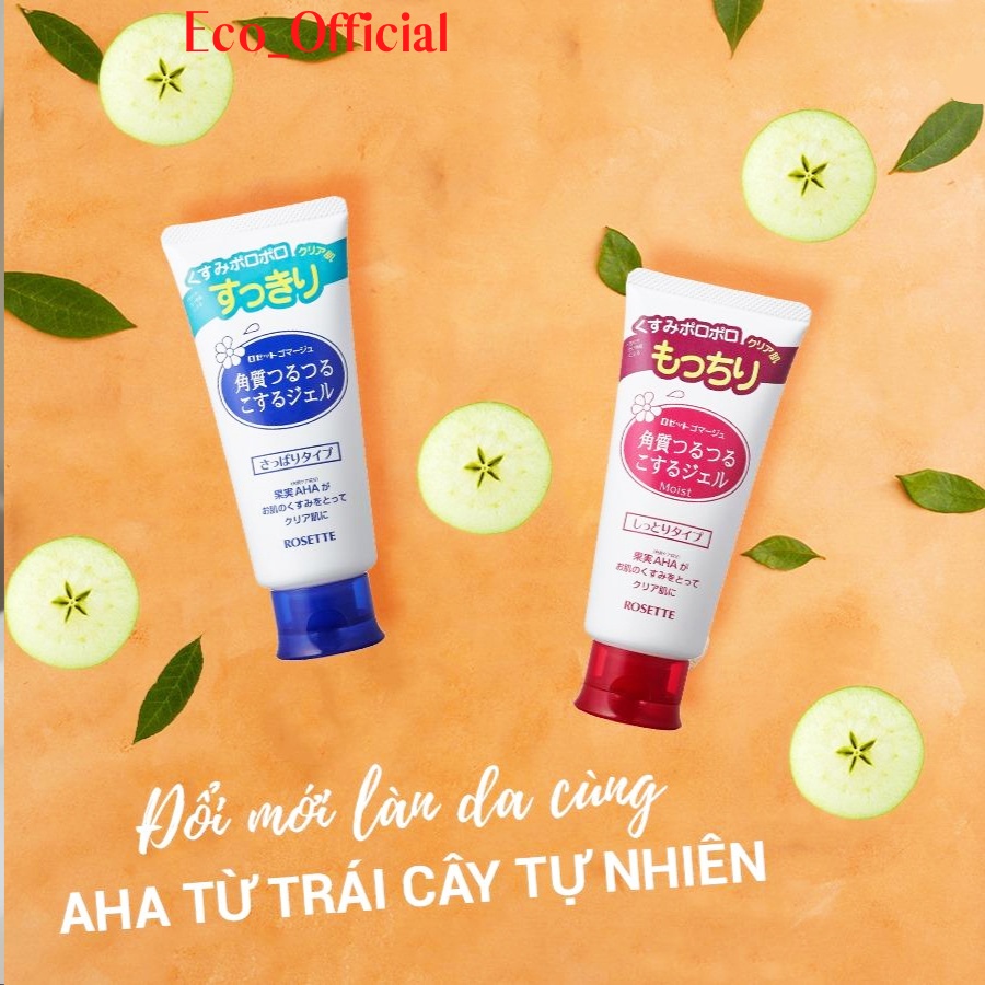Gel tẩy tế bào chết Rosette Peeling Gel 120g chính hãng Nhật Bản