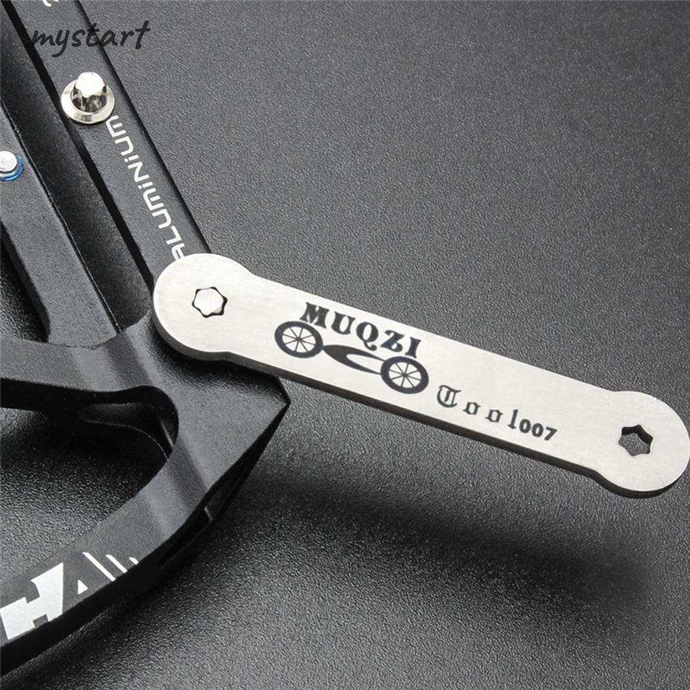 Muqzi 50pcs mountain road bike pedal anti-skid screw set w / offset spanner