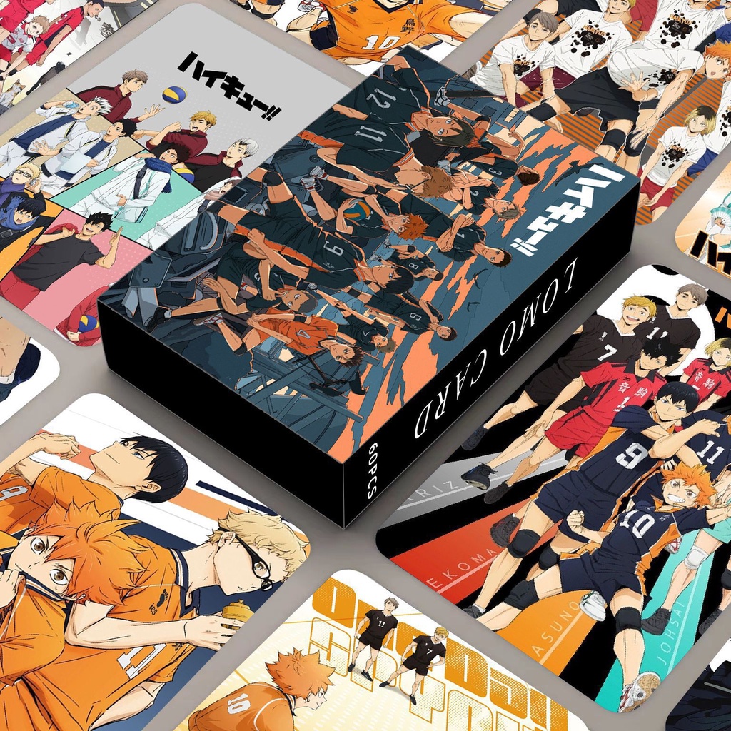 Haikyuu! Photocard Lomo Card Anime Collectibles 60pcs/box