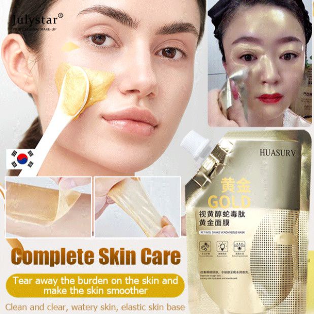 Retinol Snake Venom Peptide Gold Mask Mặt nạ dưỡng ẩm nâng cơ JULYSTAR