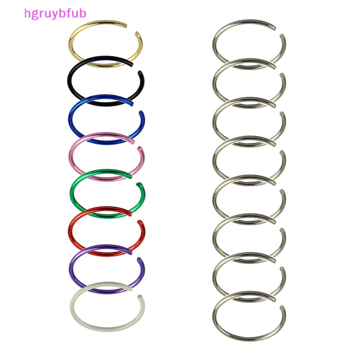 Sthb 40/60/120/160 cái bộ thời trang pha lê c hình dạng mũi vòng thép không gỉ nhiều màu uốn cong mũi đinh tán cho nữ trang sức vn