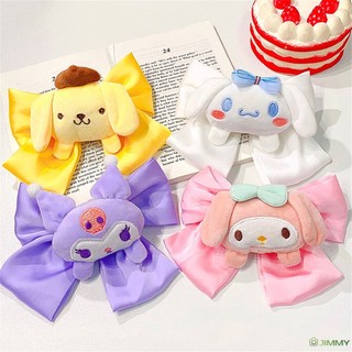 Sanrio nơ kẹp tóc kawaii phim hoạt hình búp bê trang trí tóc đồ trang trí kuromi cinnamoroll búp bê kẹp tóc dễ thương lolita kẹp cô gái quà tặng phụ kiện tóc