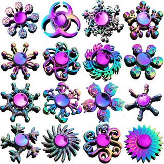 Abs đầy màu sắc fidget spinner anti-anxiety toys spinners giảm căng thẳng con quay hồi chuyển đầu ngón tay để giảm giải nén trẻ em người lớn