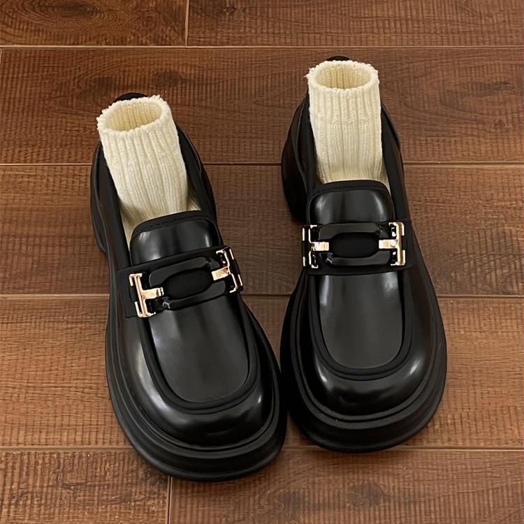 LORRTTA giày cao gót nữ giày nữ lolita giày Giày búp bê gót đại đính tinh thể 2023NEW 230812020