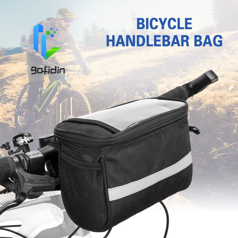 GOFIDIN ghi đông xe đạp GOFIDIN dạng hộp đựng đồ phản quang chống nước nhỏ gọn thể thao ngoài trời