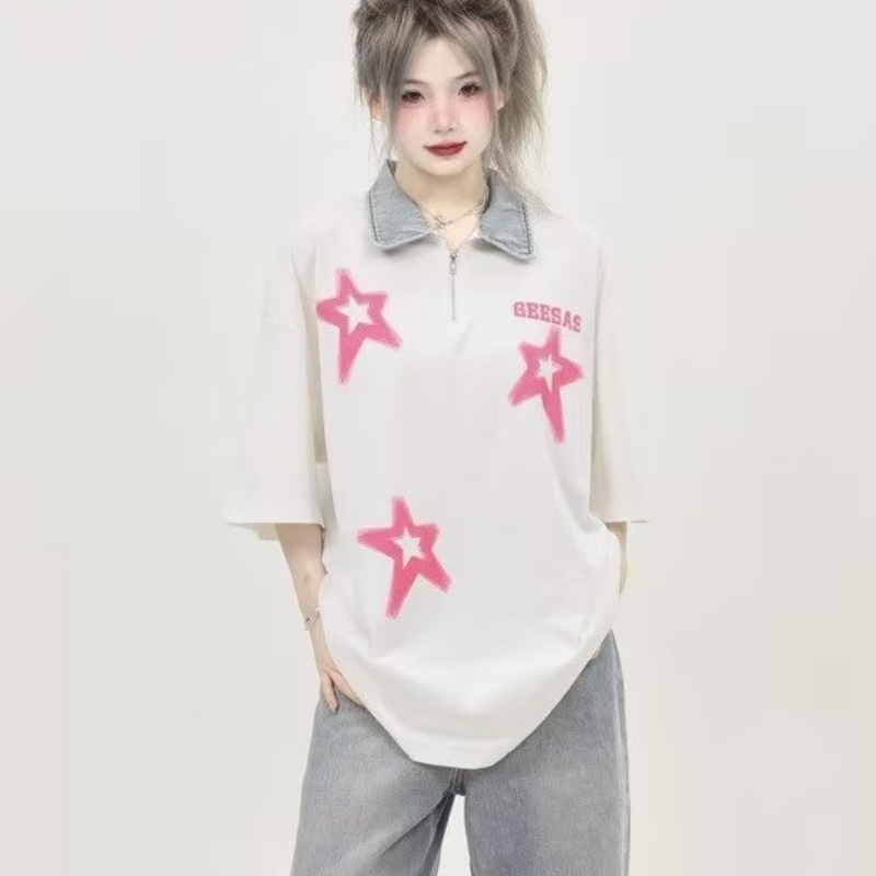 YOZO STUDIO áo phông áo thun nữ croptop baby tee Thời trang hàn quốc  081426 C98AERK