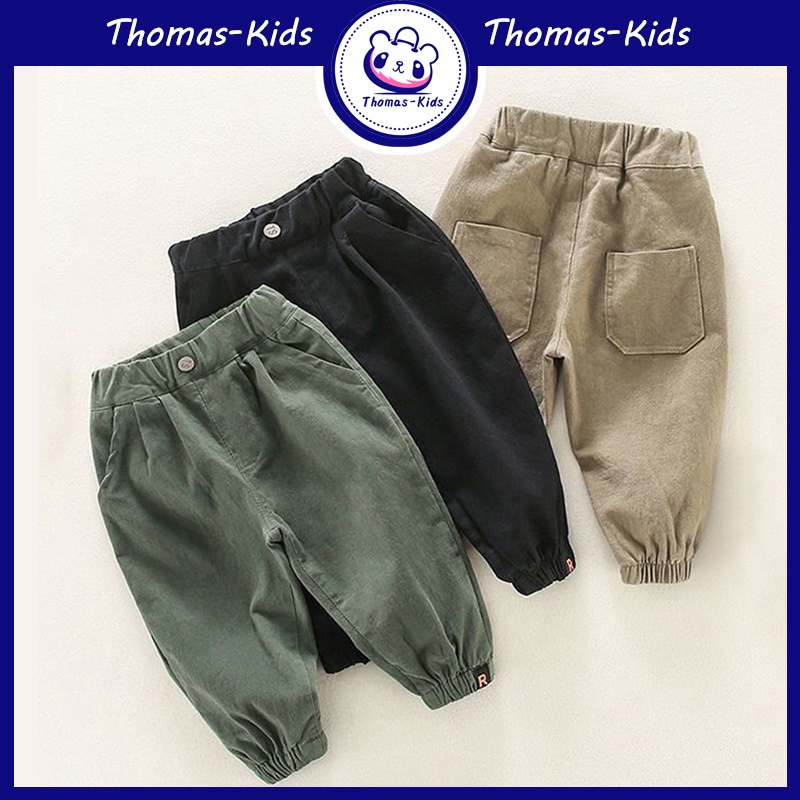 Trẻ em từ 1-8 tuổi cotton nguyên chất thời trang xuân thu thoáng khí đa năng thích hợp cho bé trai