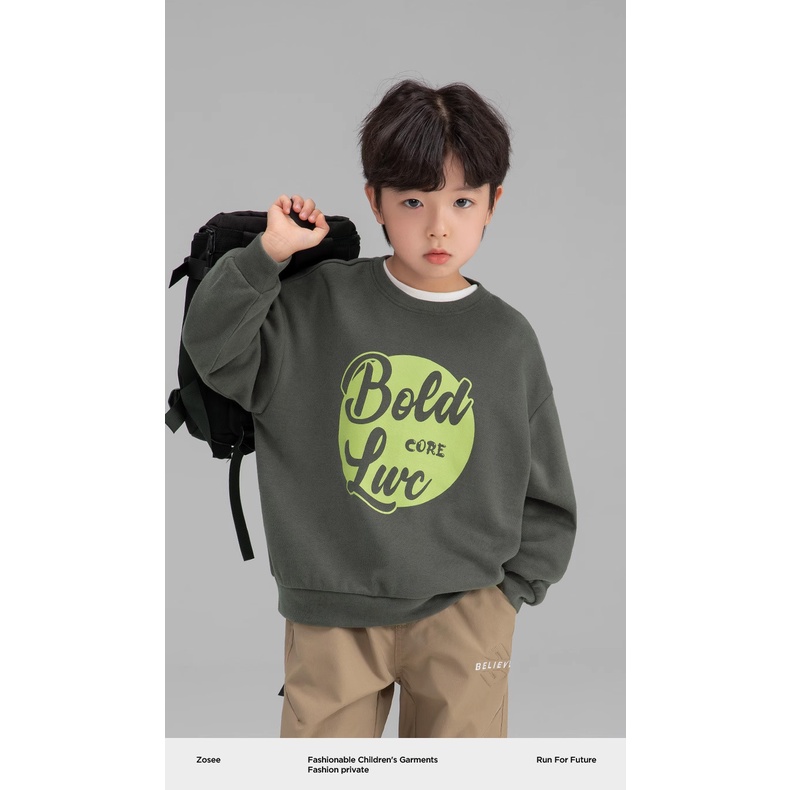 Áo len trẻ em bé trai áo len trẻ em mới mùa thu cổ tròn thời trang đáy áo quần áo mùa thu