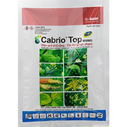 THUỐC TRỪ BỆNH: CABRIO TOP/ GÓI 100G/2BINH (GÓI)