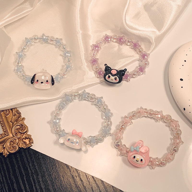 Sanrio series vòng tay phụ nữ vòng tay ngọc trai thời trang khóa vòng tay nữ phụ kiện thời trang trang trí