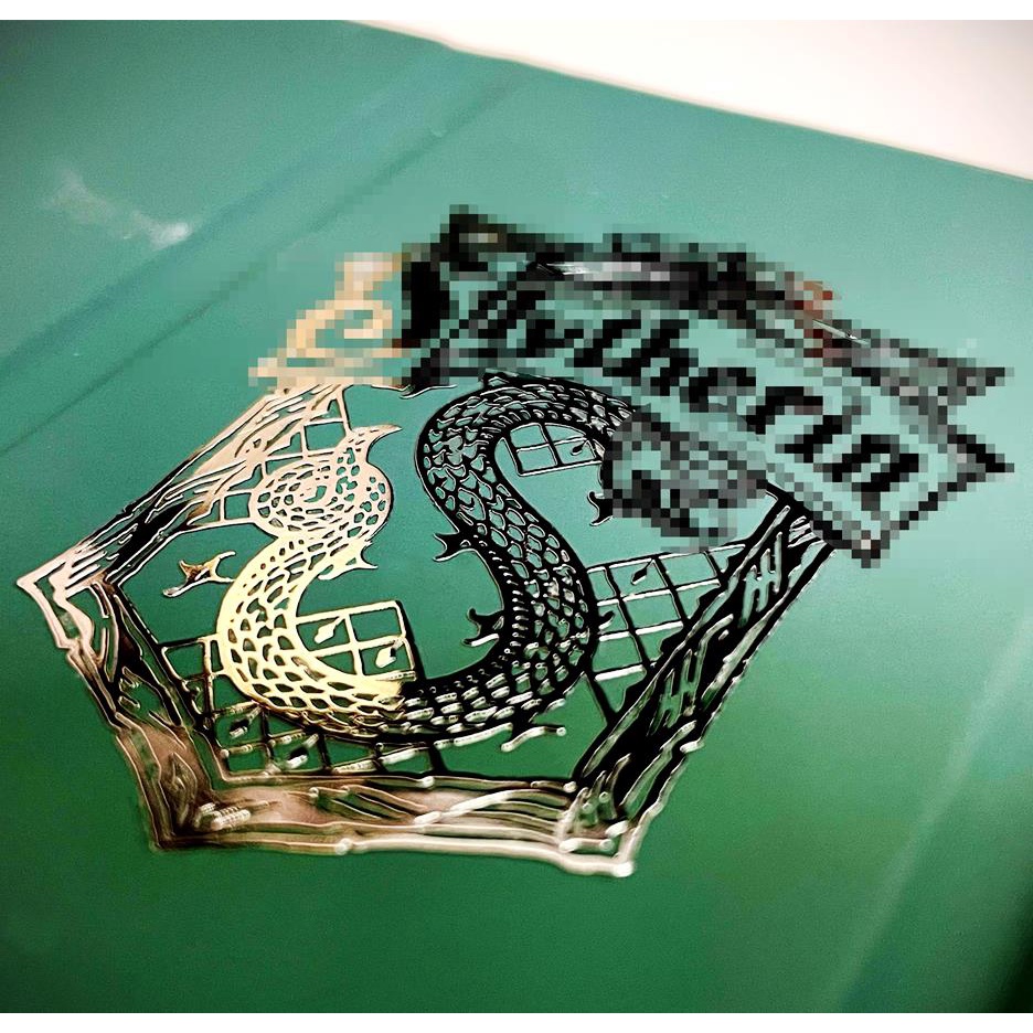 Nhãn dán [Chính hãng] HarryPotter HarryPotter HarryPotter Hogwarts Slytherin Vỏ máy tính Nhãn dán ki