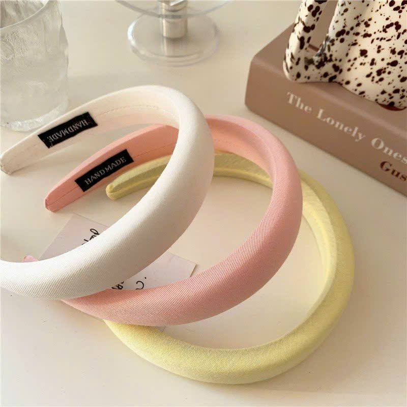 Băng đô cài tóc trơn nhiều màu pastel xinh phong cách đơn giản -  Xưởng Áo Dài Cách Tân -  PKAD09