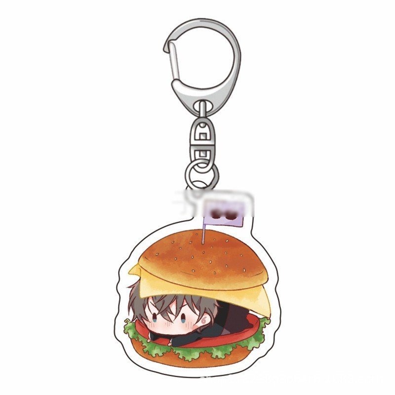 Móc khóa DETECTIVE CONAN Thám Tử Lừng Danh ver hamburger anime chibi độc đáo