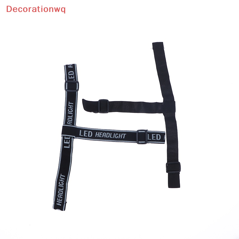 Trang tríwq dây đai đeo đầu đàn hồi cho đèn pha led đèn trước xe đạp đèn trước có thể điều chỉnh đa năng dây đeo đầu có độ đàn hồi cao băng đô phía trước mới