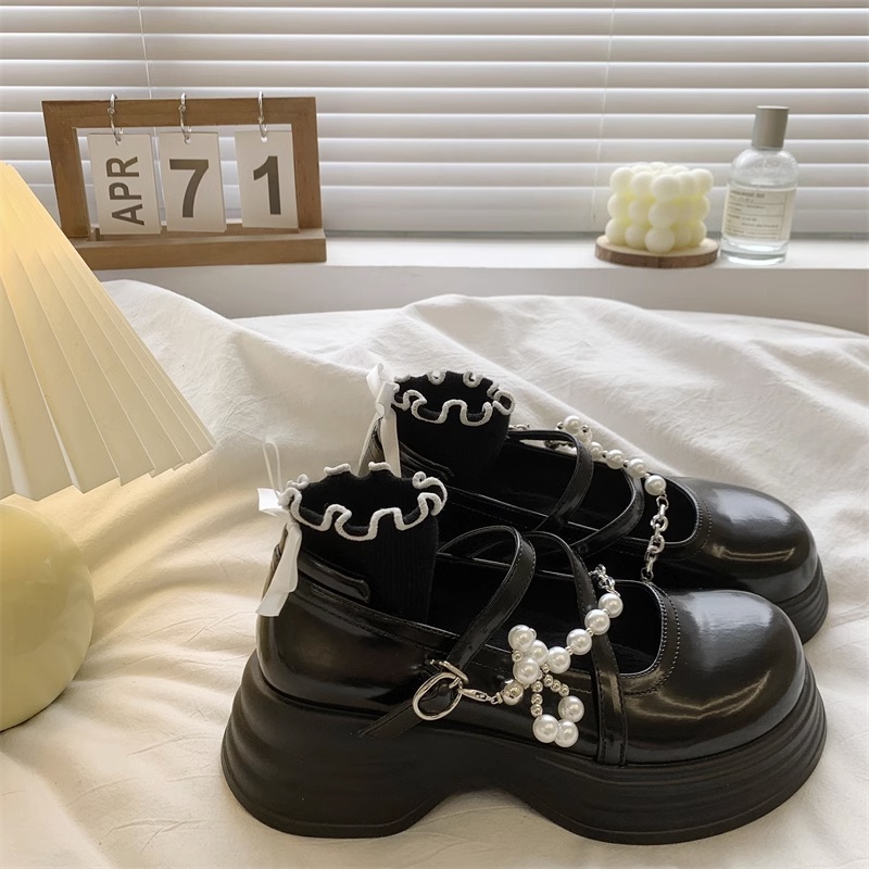 UETEEY giày búp bê Mary Jane Lolita Đế da mềm đế êm thời trang 2023 B28G17U