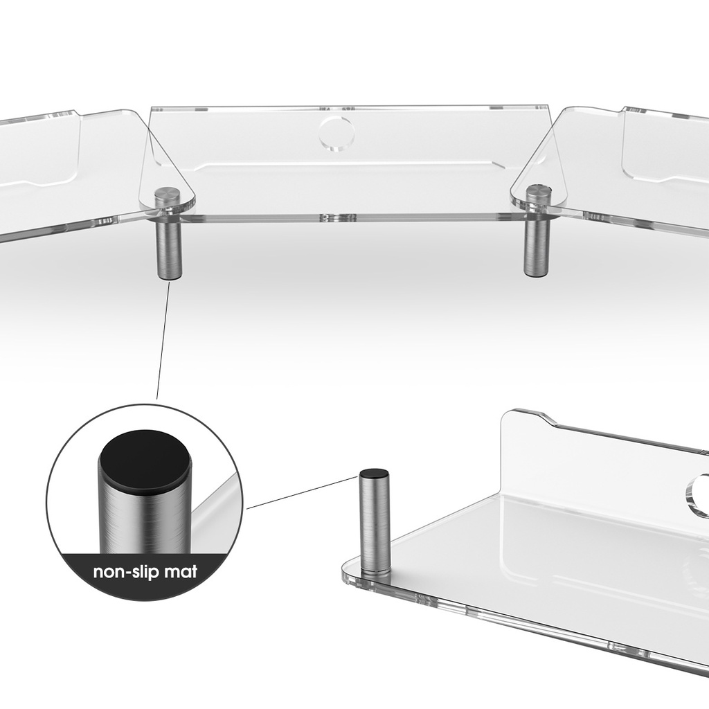 Chân đế màn hình kép có thể điều chỉnh độ dài và góc màn hình kép chân đế máy tính để bàn