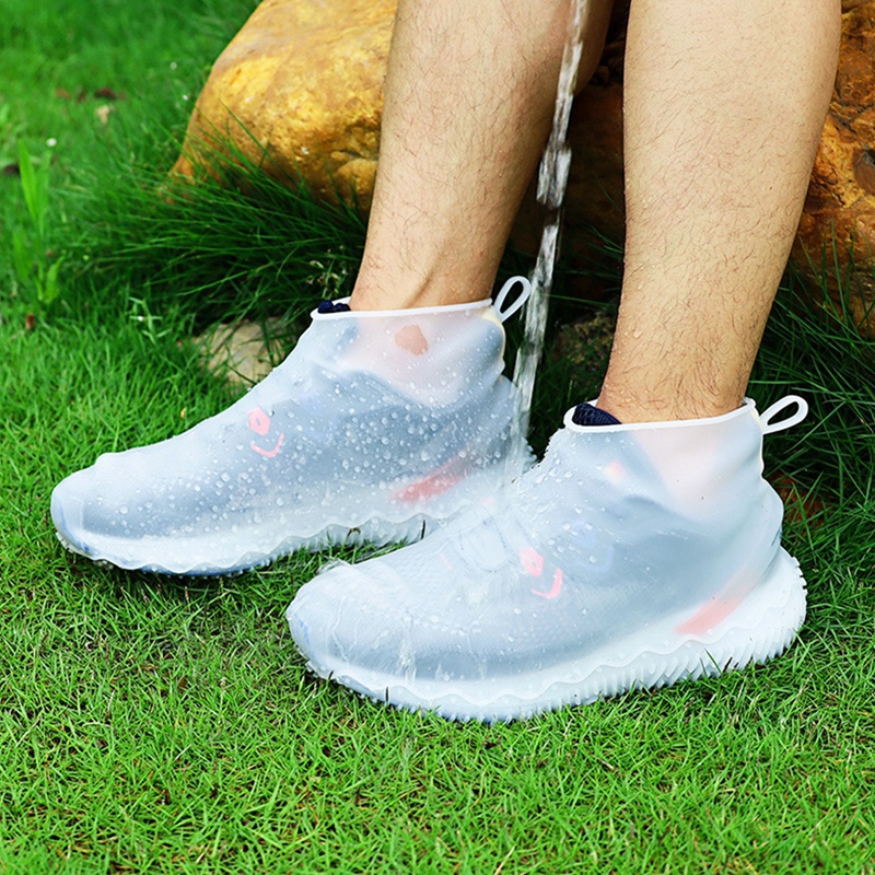 Shoe covers overshoes waterproof shoe covers non-slip rain shoes cover giày có thể tái sử dụng