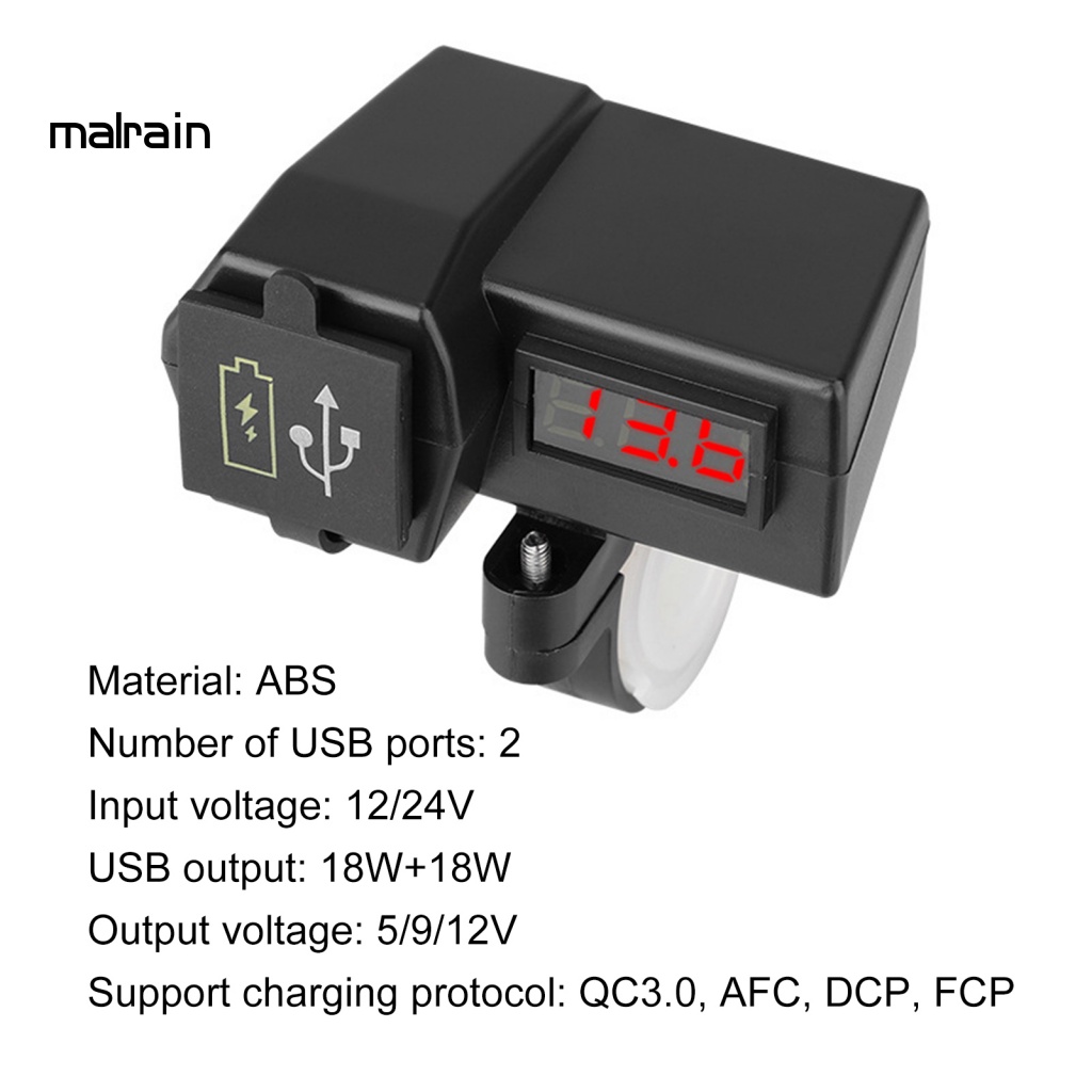 Tẩu Sạc Điện Thoại Hai Cổng USB QC3.0 Dùng Trên Xe Hơi Tiện Dụng