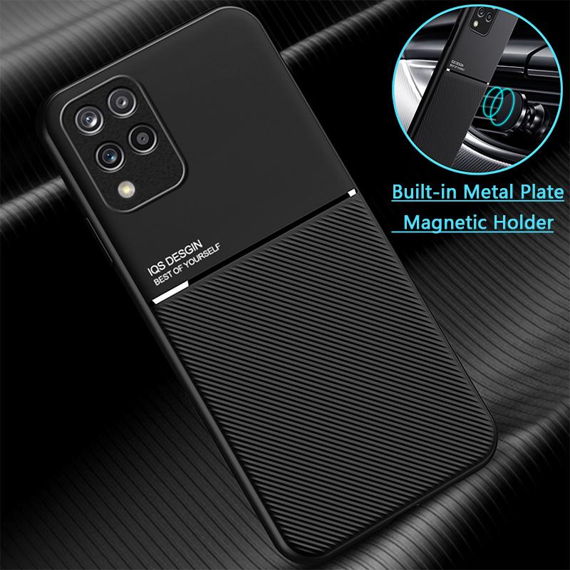 Ốp Điện Thoại Silicon Da Có Vòng Đỡ Nam Châm Cho Samsung Galaxy M33 5G Samsung M33 5G M 33 2022