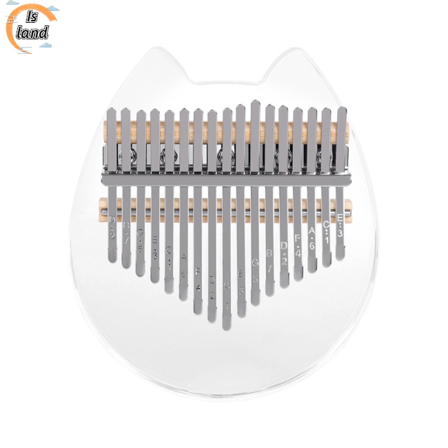 Đàn Kalimba 17 Tông Bằng Acrylic Trong Suốt Dành Cho Người Mới Bắt Đầu