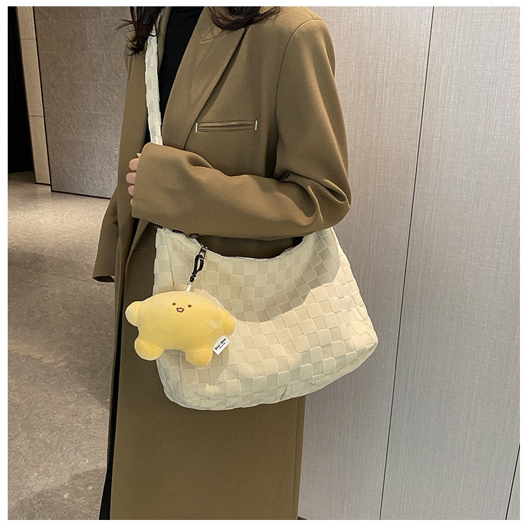 Túi Xách Vải Canvas Cỡ Lớn Màu Macaron Thời Trang Cho Nữ