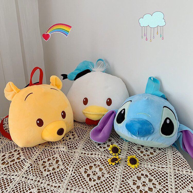 Ba Lô Mini Hình Stitch Hoạt Hình Đáng Yêu Dành Cho Bé