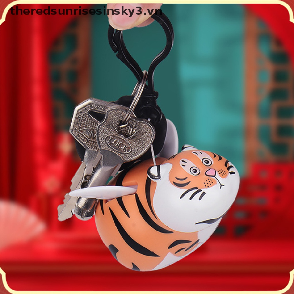 ## Móc Khóa Hình Gấu Trúc / Hổ / Cánh Bay Dễ Thương Thời Trang Làm Quà Tặng Năm Mới