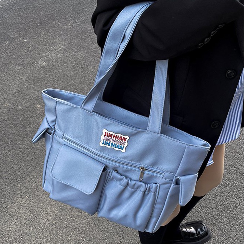 Túi tote Đeo Vai Sức Chứa Lớn Phong Cách Hàn Quốc Đơn Giản Dễ Phối Đồ