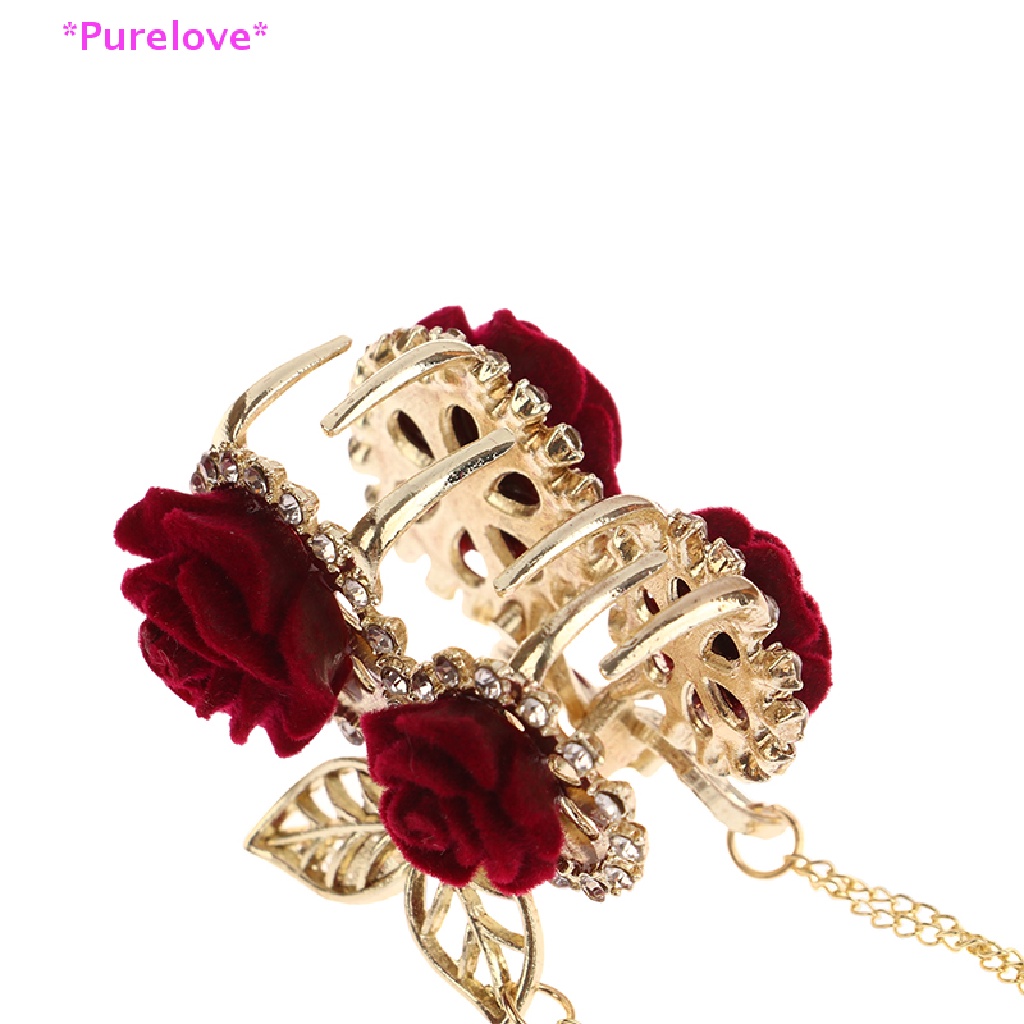 Kẹp Tóc Đính Ngọc Trai Phối Tua Rua Phong Cách Hàn Quốc Thanh Lịch Cho Nữ Mới